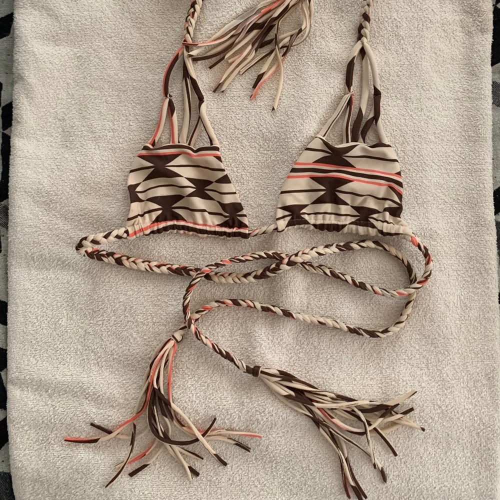 ACACIA swimwear braided strap bikini top